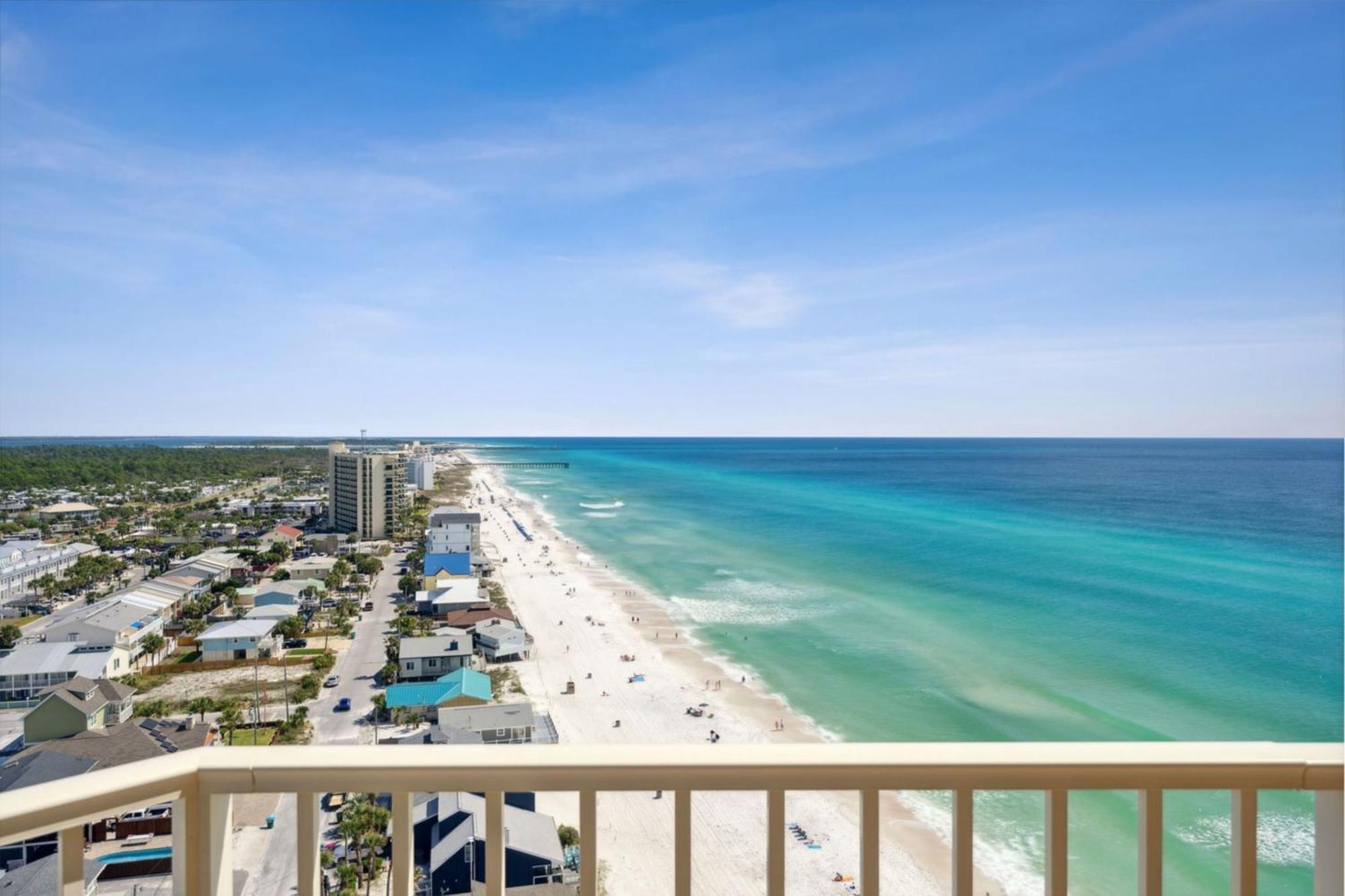 Treasure Tides-3br Beachfront Corner Unit Sleeps 8 With Stunning Gulf Views! Panama City Beach